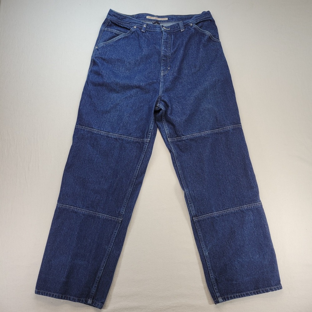 Vintage Pure Playaz Jeans Mens 38x32 Baggy Y2K‎ Carpenter Blue Hip Hop Skater